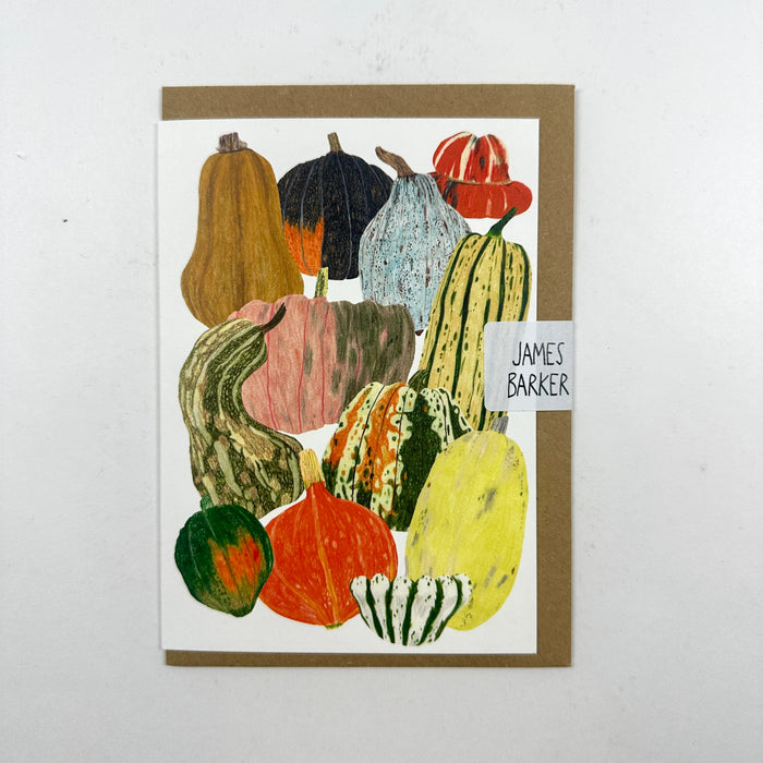 Pumpkin Squash Vegetables - James Barker Card