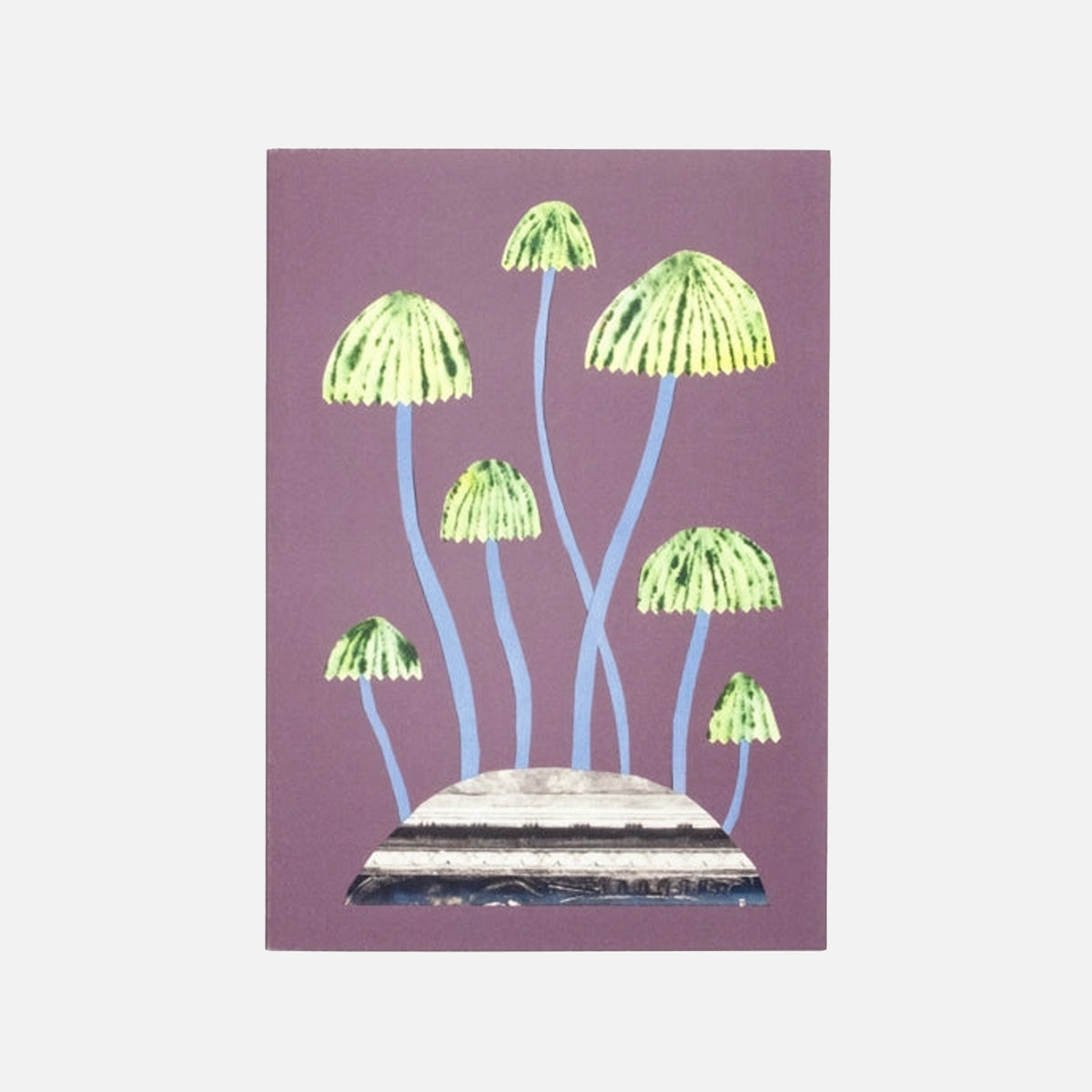 Purple Umbrella Mushroom - Hadley Card