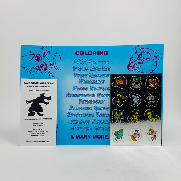 Rave Coloring Pack #2