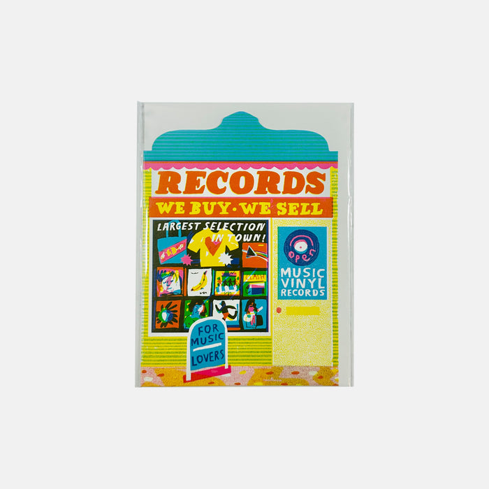 Record Shop - The Printed Peanut Card