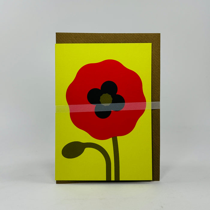 Red Poppy - Evermade Card