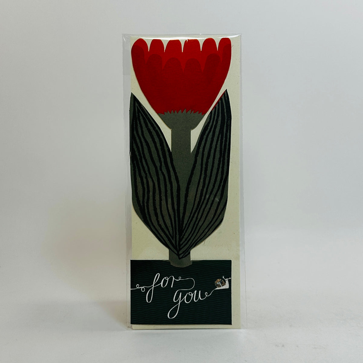 Red Tulip, For You Card - Hadley Card