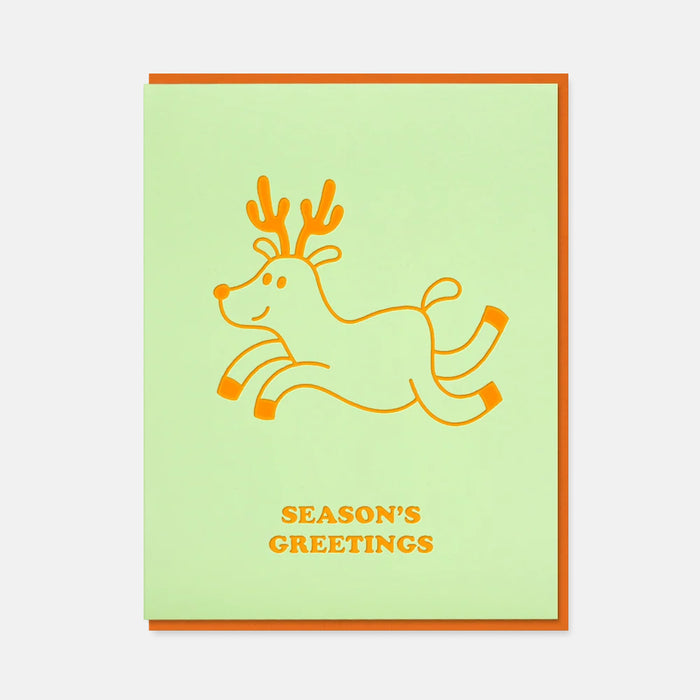 Reindeer - 1973 x Doodles Christmas Card