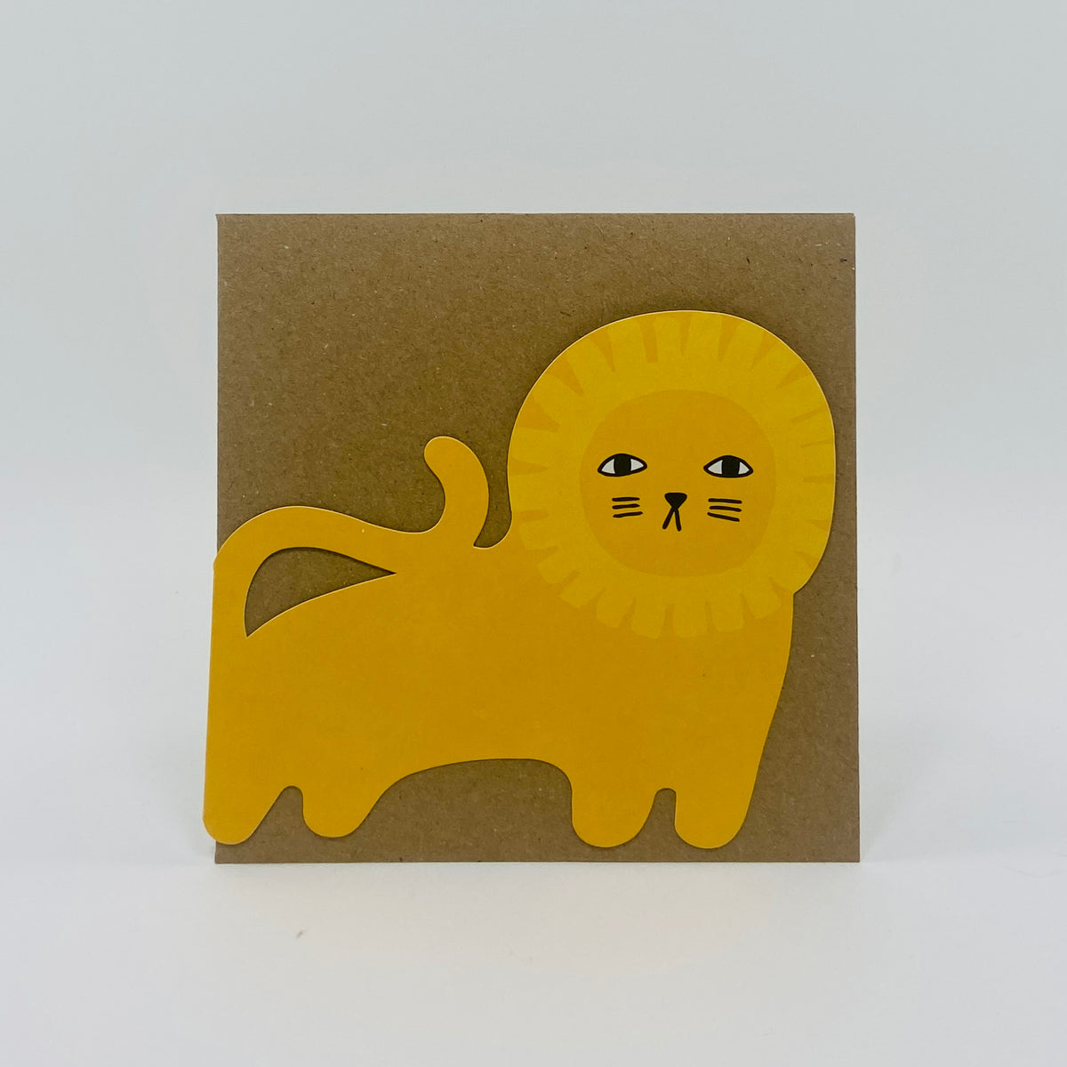 Richie Lion Cut-Out Card - Donna Wilson