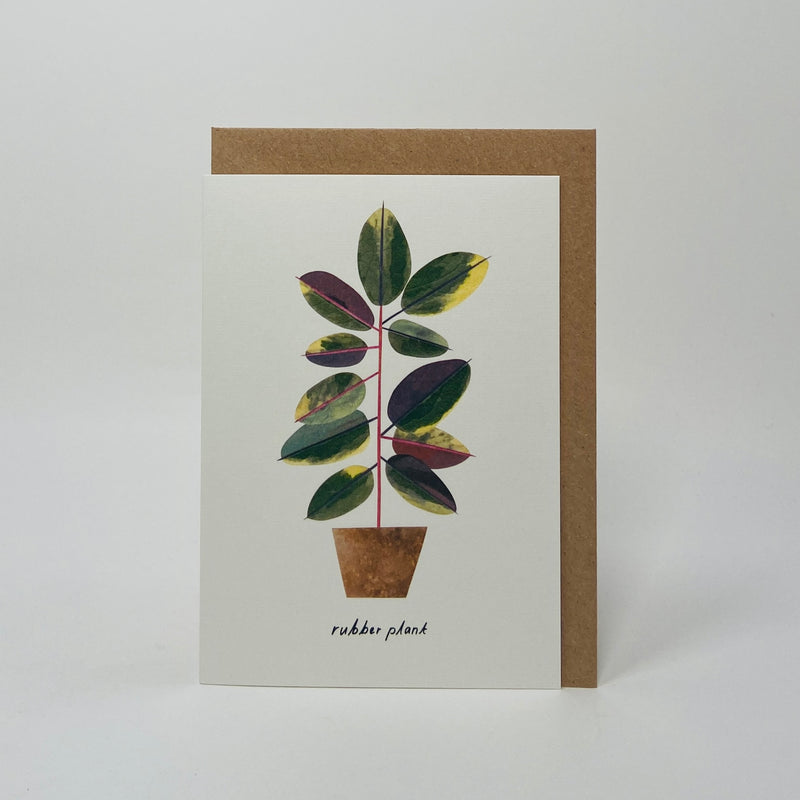 Rubber Plant - Paperwhale Card