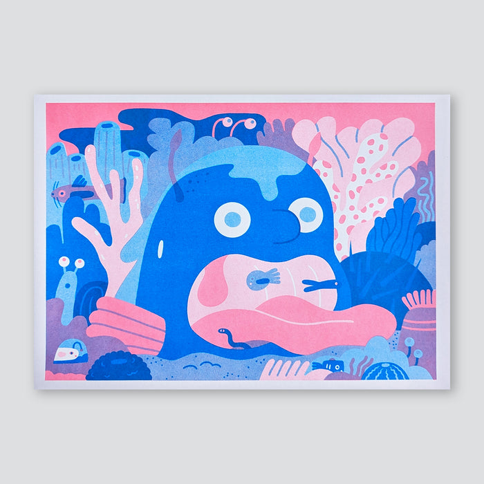 Sea Creature A3 Print - Lauren Morsley