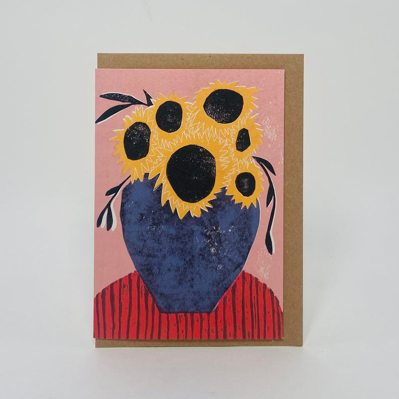 Six Sunflowers - Luiza Holub Card
