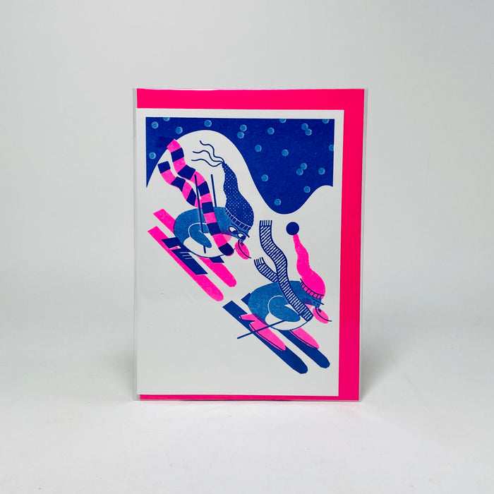 Skiing - Rebecca Buchanan Card