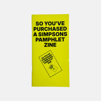 So You've Purchased A Simpsons Pamphlet Zine