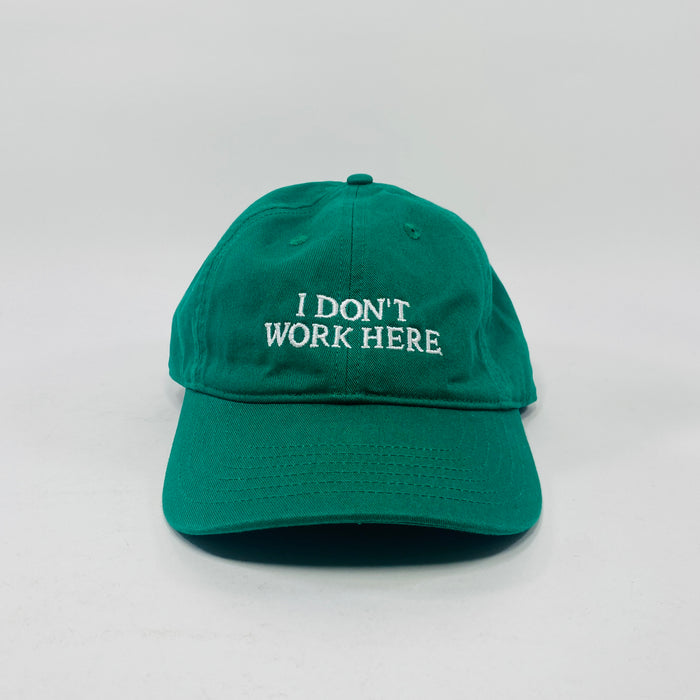 Sorry, I Don't Work Here Hat - Green