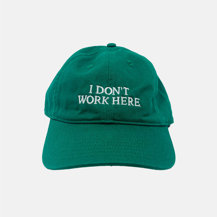 Sorry, I Don't Work Here Hat - Green