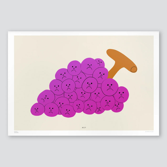 Sour Grapes A3 Print - Evermade
