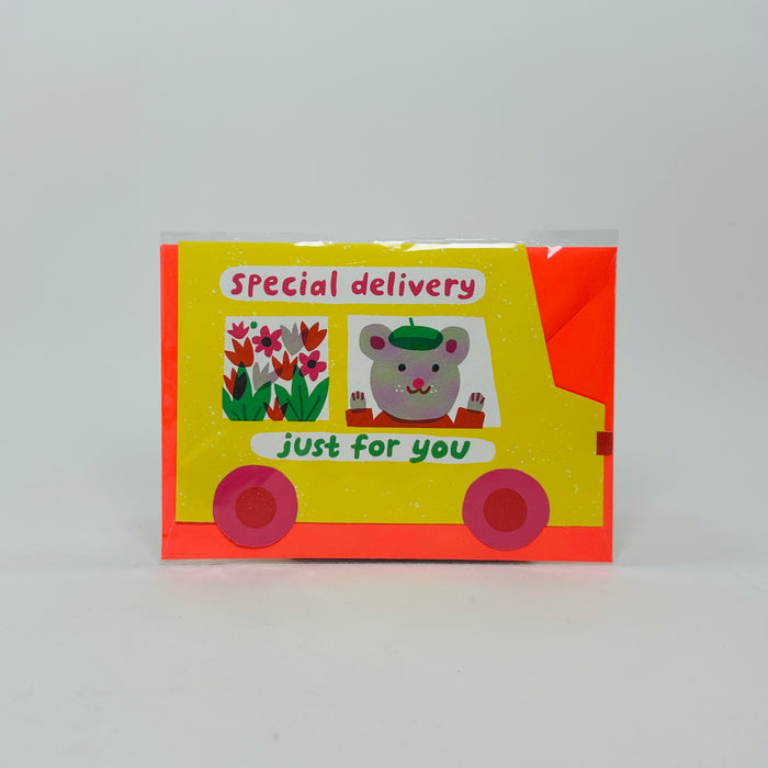 Special Delivery Van - The Printed Peanut Card