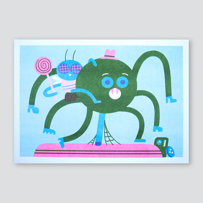 Spider Ride A3 Print - Lauren Morsley