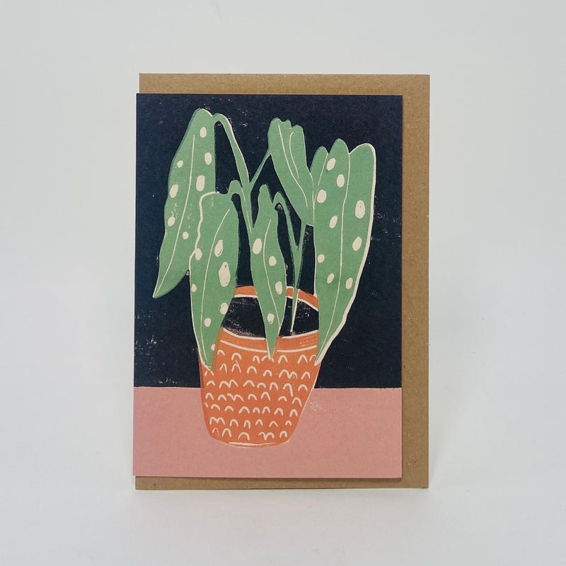 Spotted Begonia - Luiza Holub Card