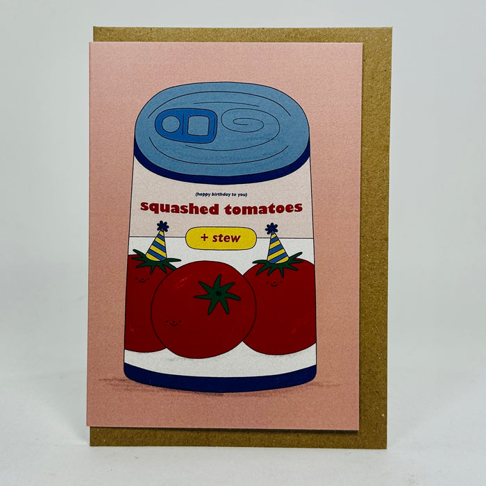 Squashed Tomatoes - Hollie Fuller Card