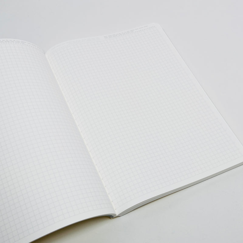 Kleid Tiny Grid B6 Notebook - Grey