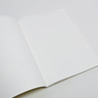 Kleid Tiny Grid B6 Notebook - Beige