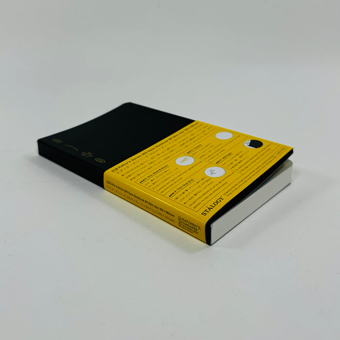 Stalogy 365 Days Notebook (B6) Slim - Black