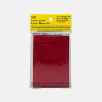 Stalogy Editor’s Memo Pad - Red (Lined)