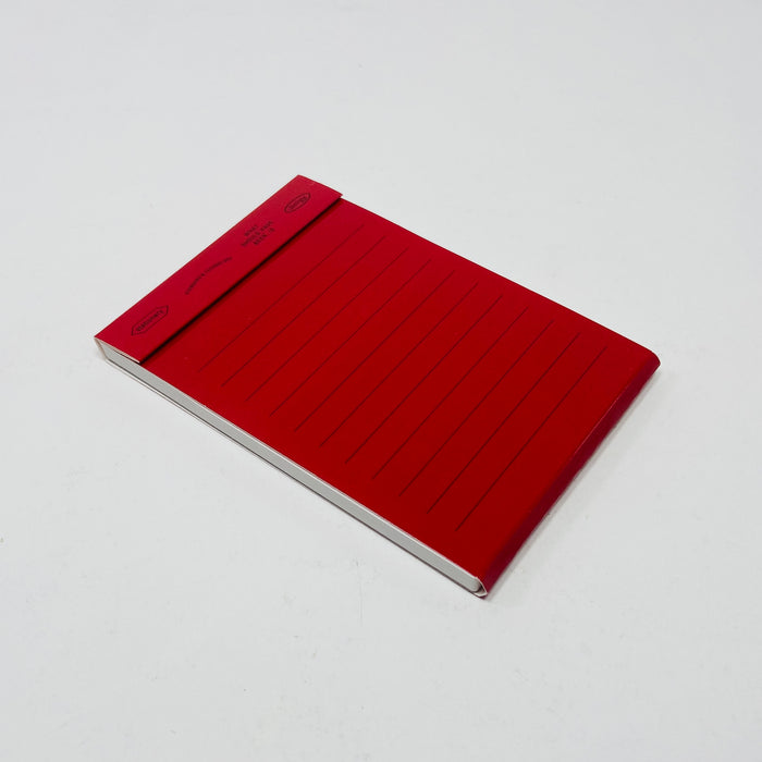 Stalogy Editor’s Memo Pad - Red (Lined)