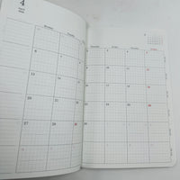Stalogy Slim Monthly Diary 2026 (A5) - Black