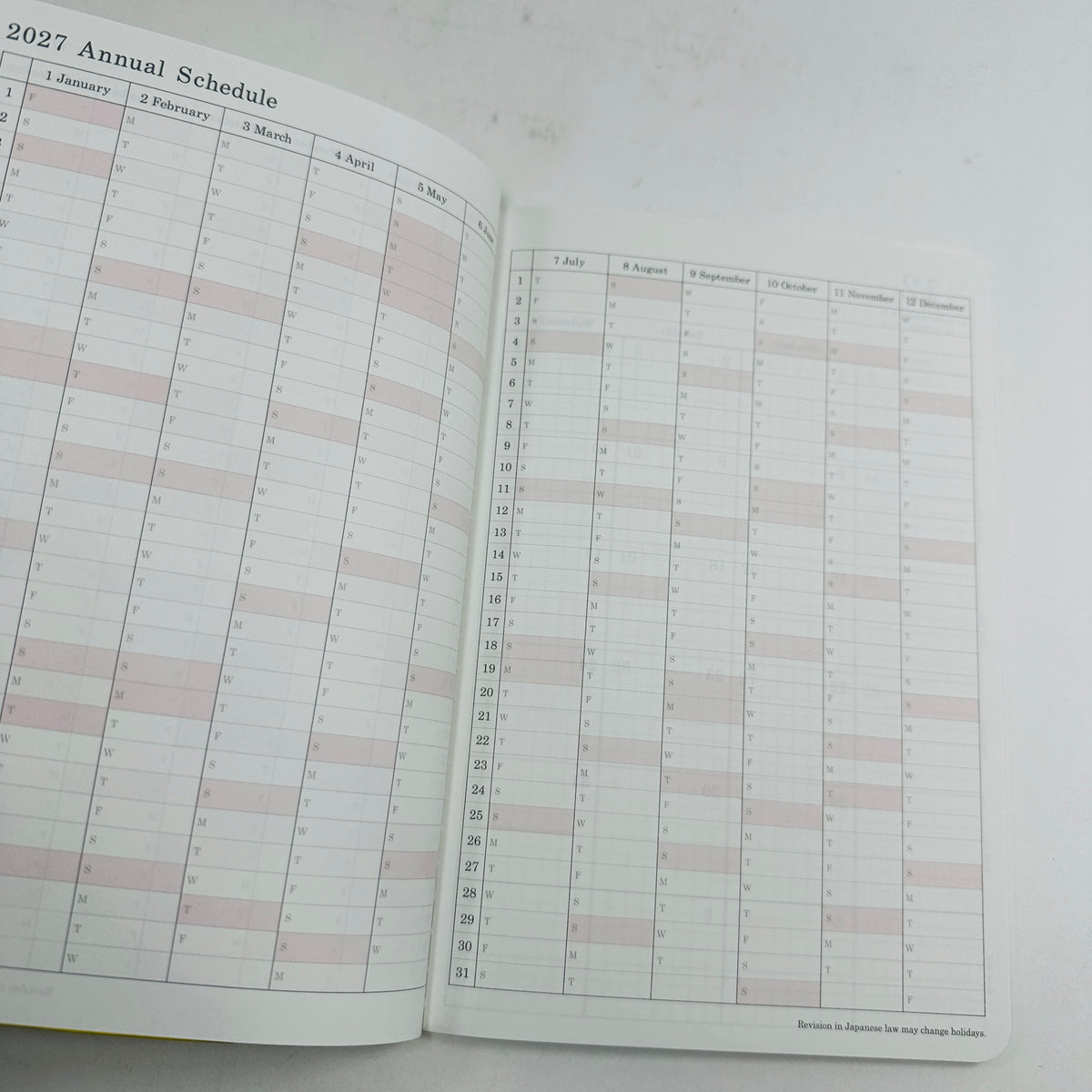 Stalogy Slim Monthly Diary 2026 (A5) - Grey