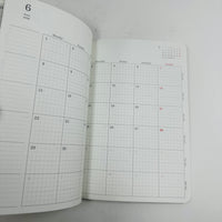 Stalogy Slim Monthly Diary 2026 (A5) - Grey