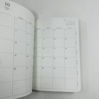 Stalogy Slim Monthly Diary 2026 (A5) - Grey