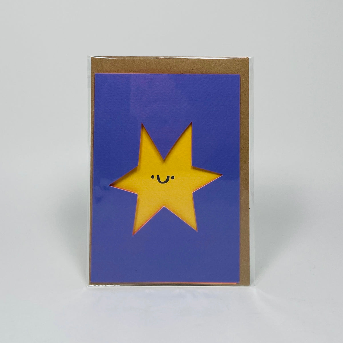 Star Die Cut Card - Rumble Cards