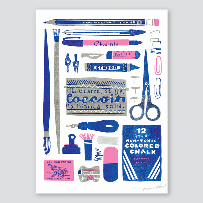 Stationery Collection A3 Print - The Printed Peanut