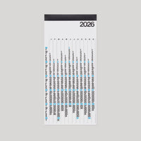 Stendig V Calendar 2026 - White