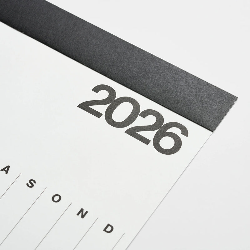 Stendig V Calendar 2026 - White
