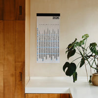 Stendig V Calendar 2026 - White