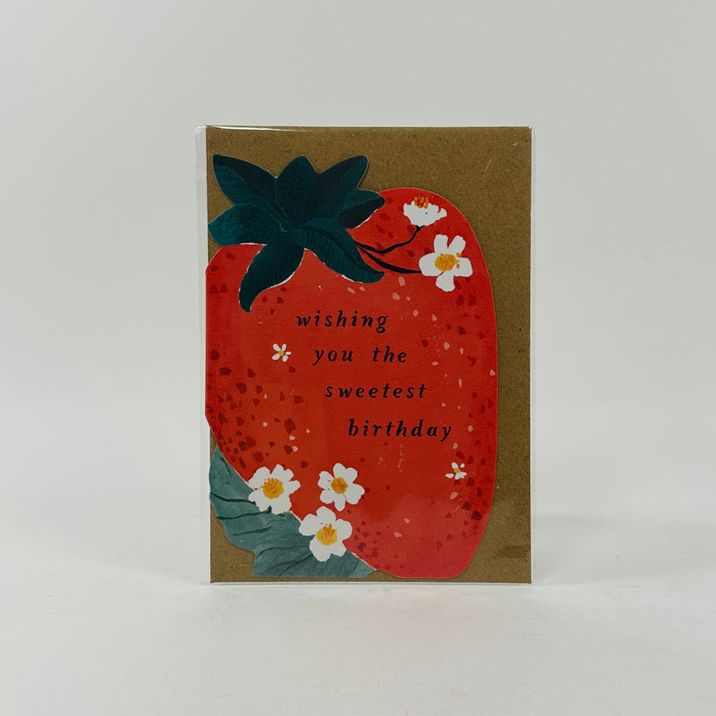 Sweetest Strawberry - Sister Paper Co Card