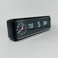 TWEMCO Clock Face & Flip Calendar BQ-38 Black