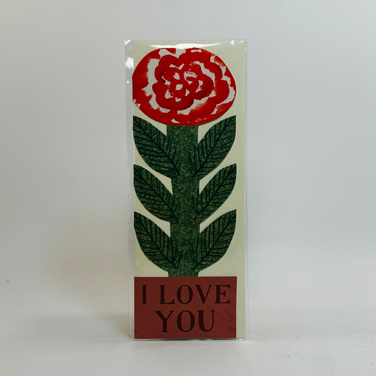 Tall Rose, I Love You  - Hadley Card