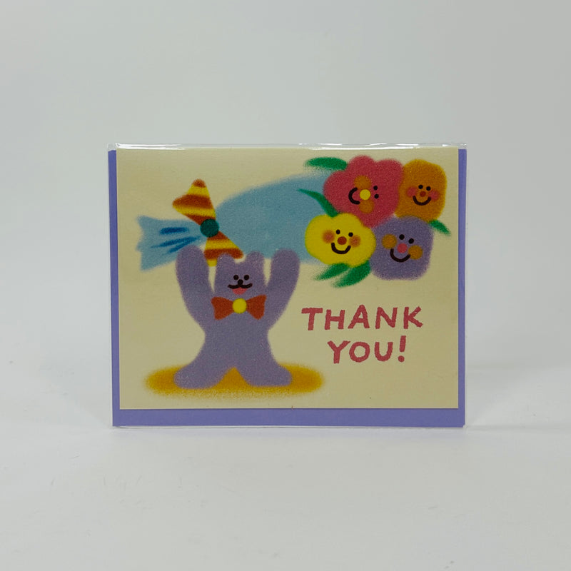 Thank You Flowers - Wrap Card