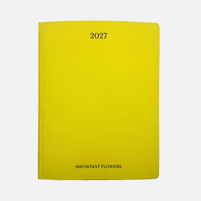 The Important Flowers Planner 2027