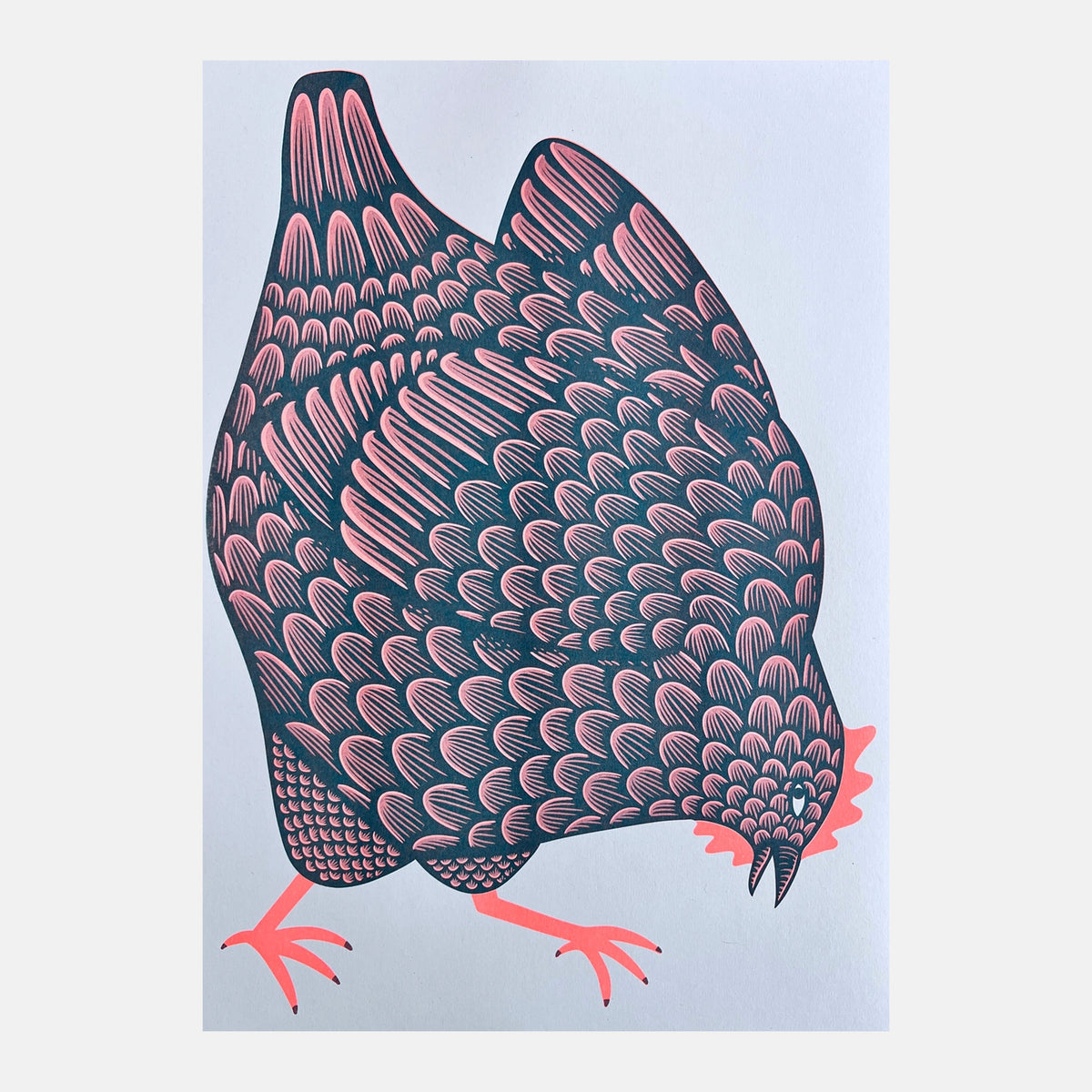 The Plot Chickens A3 Print - Strangford
