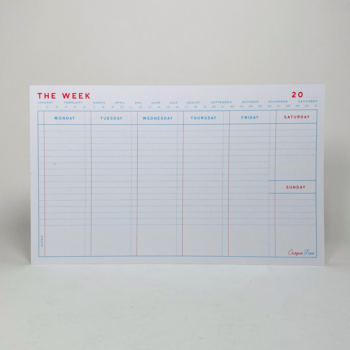 The Week Desk Pad