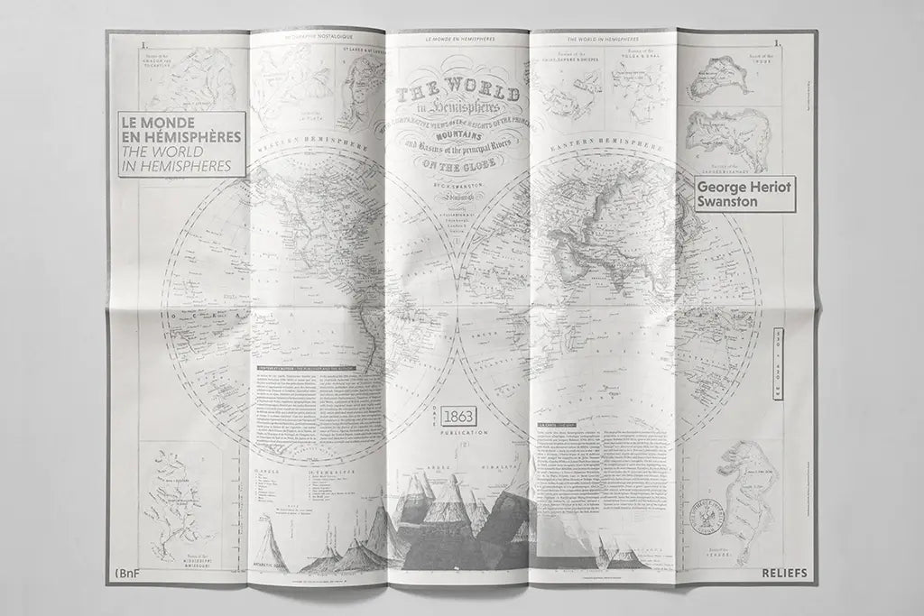 The World in Hemispheres (1863)