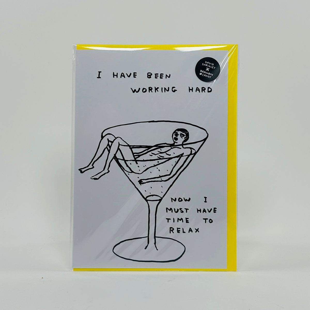 Time to Relax - David Shrigley Card