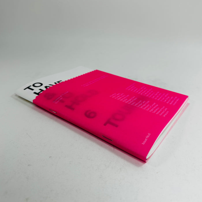 To Have & To Hold #6 - Tourism