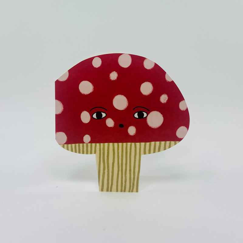 Toadie Toadstool Cut-Out Card - Donna Wilson