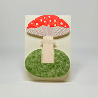 Toadstool Stand-Up Card - Hadley Card