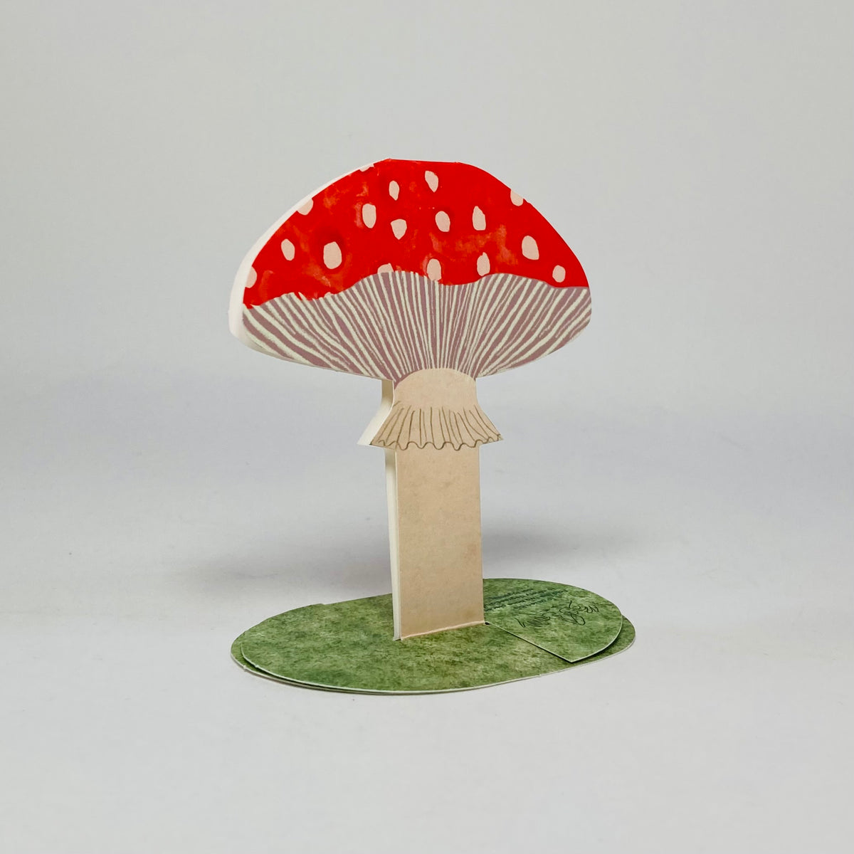 Toadstool Stand-Up Card - Hadley Card