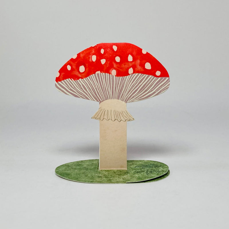 Toadstool Stand-Up Card - Hadley Card