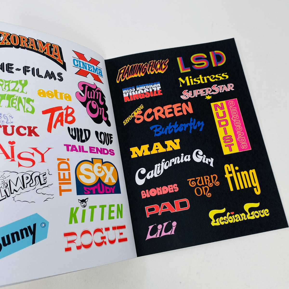 Top Shelf Type - Adult Magaine Logotypes 1960 - 1990