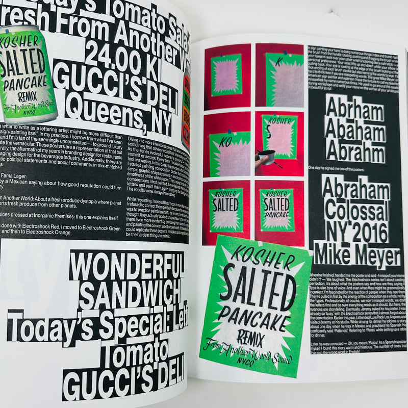 Typeone #9 - Packaging, Food and Typography
